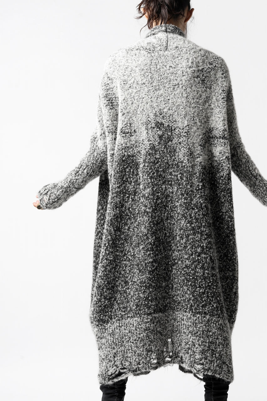 thomkrom RELAX LONG KNIT CARDIGAN/ ALPACA (MELANGE) - Image 6