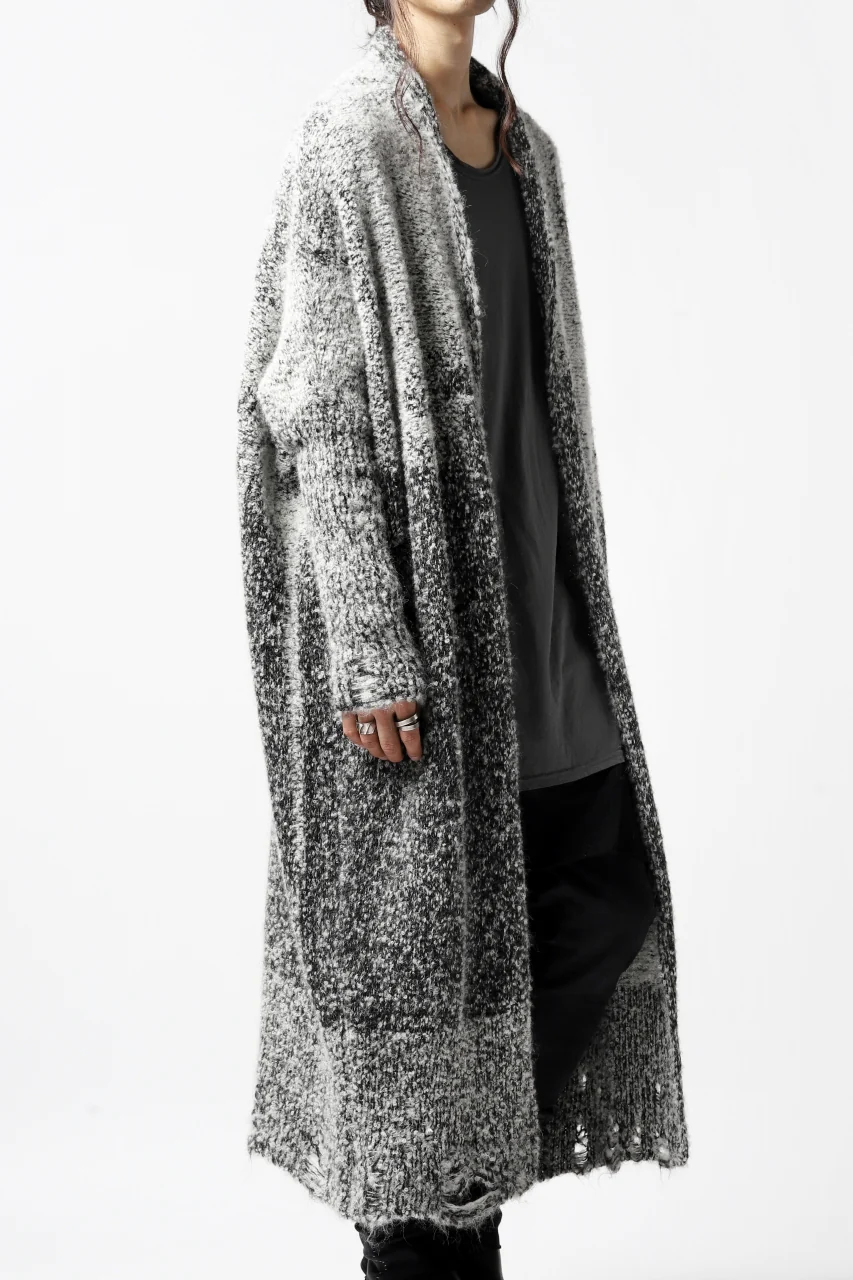 thomkrom RELAX LONG KNIT CARDIGAN/ ALPACA (MELANGE) - Image 7