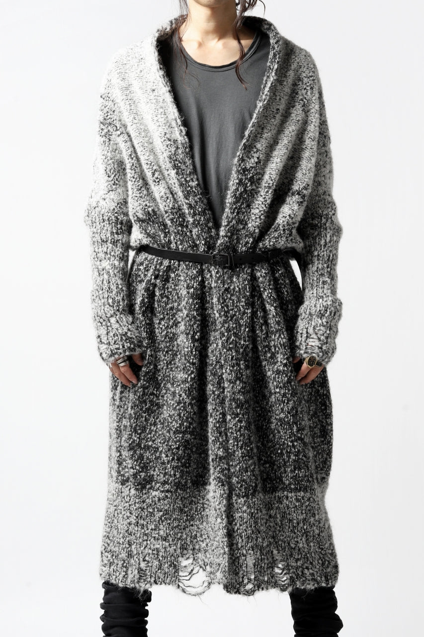 thomkrom RELAX LONG KNIT CARDIGAN/ ALPACA (MELANGE) - Image 9