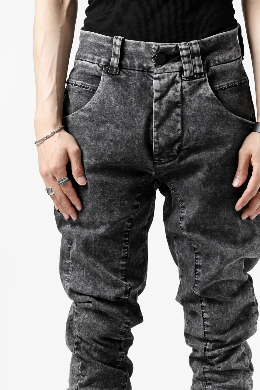 thomkrom SCAR STITCH CURVED SKINNY / FADE STRETCH DENIM (ACID) - Image 14