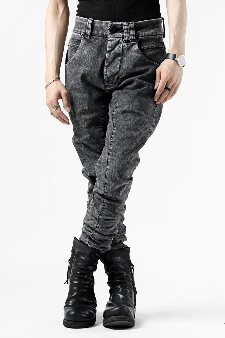 thomkrom SCAR STITCH CURVED SKINNY / FADE STRETCH DENIM (ACID) - Image 6
