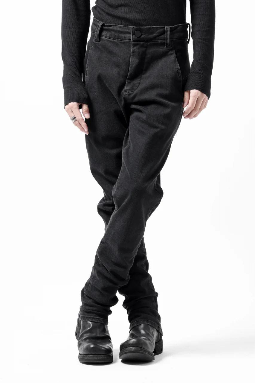 thomkrom SKINNY TROUSERS with SCAR STITCH / STRETCH DENIM (DARK GREY) - Image 13