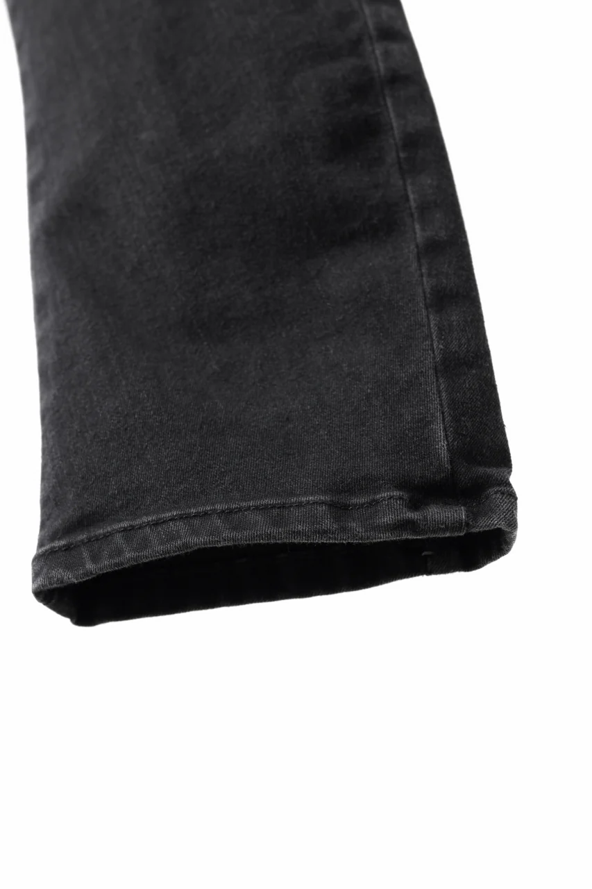 thomkrom SKINNY TROUSERS with SCAR STITCH / STRETCH DENIM (DARK GREY) - Image 23