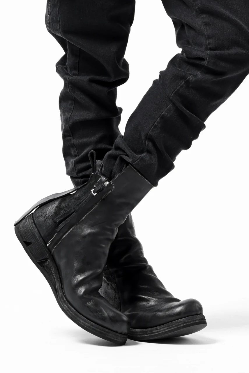 thomkrom SKINNY TROUSERS with SCAR STITCH / STRETCH DENIM (DARK GREY) - Image 31