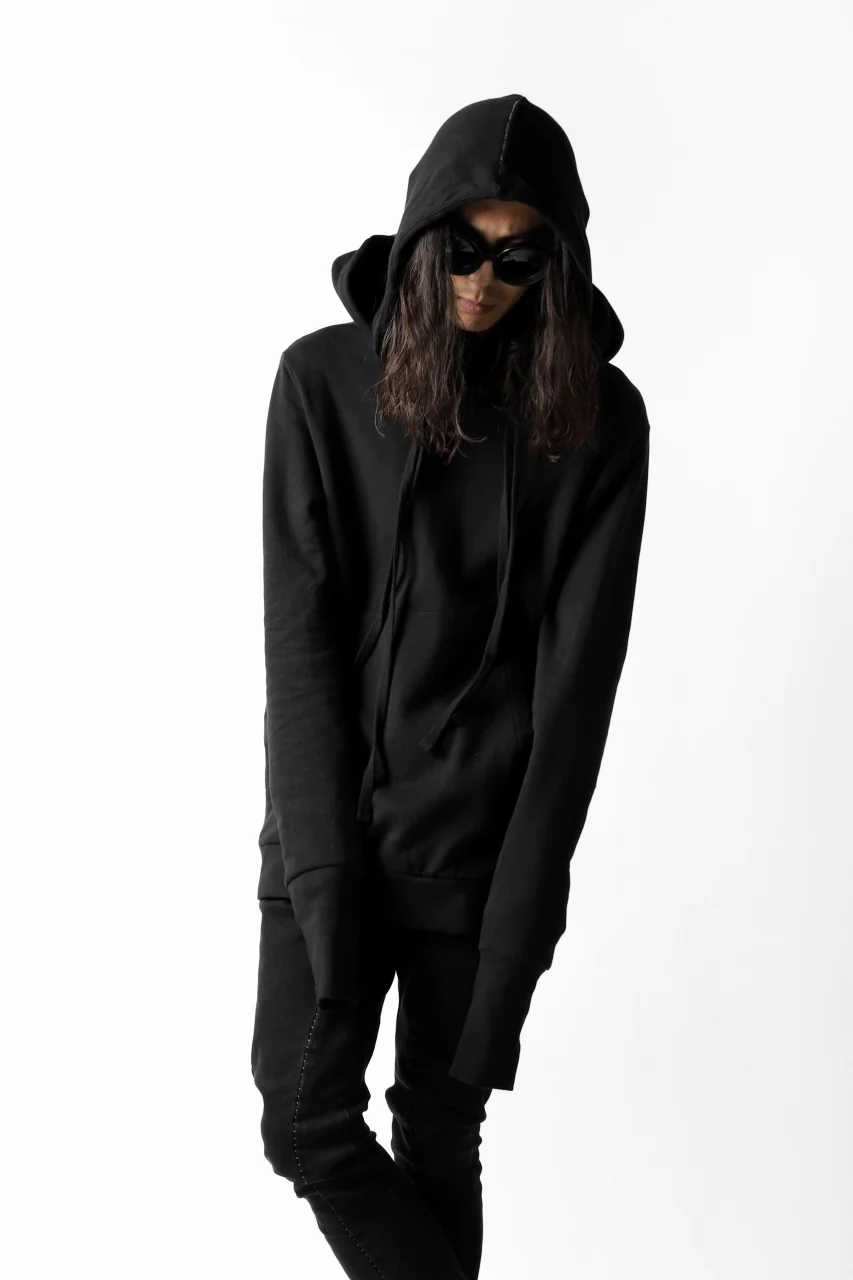thomkrom DOUBLE HOODIE PULL OVER PARKA / OVER LOCKED (BLACK) - Image 16