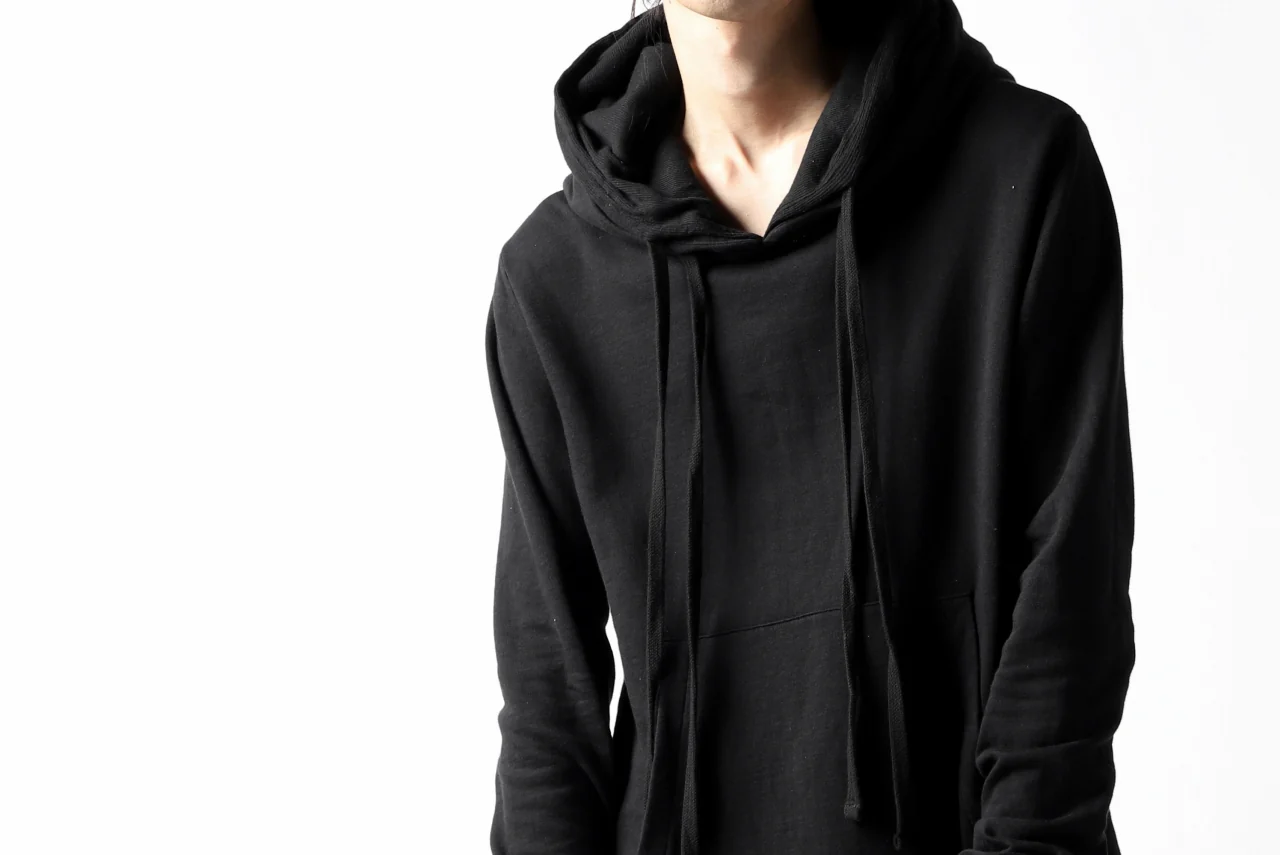 thomkrom DOUBLE HOODIE PULL OVER PARKA / OVER LOCKED (BLACK) - Image 25