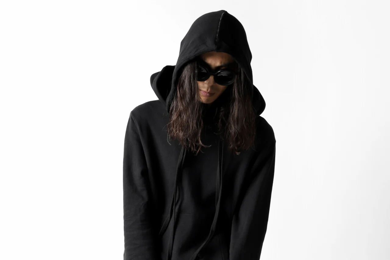 thomkrom DOUBLE HOODIE PULL OVER PARKA / OVER LOCKED (BLACK) - Image 26