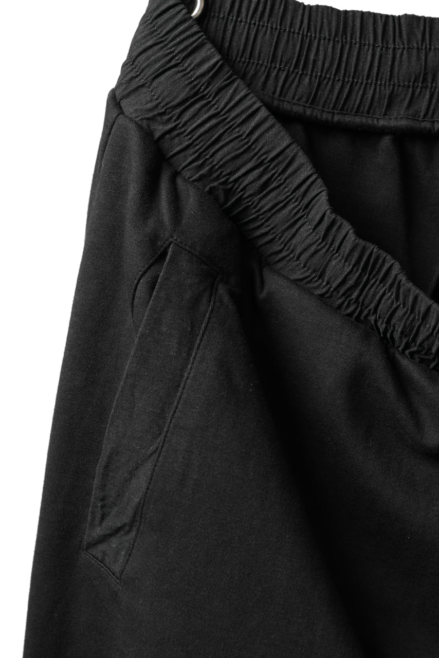 thomkrom SNAP BUTTON SLITS JOGGER PANTS / COMBI ELASTIC (BLACK) - Image 6
