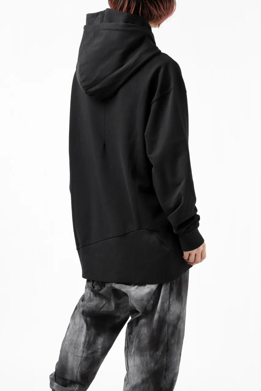 thomkrom SWEATSHIRT HOODIE-DUAL / FRENCH TERRY ORGANIC (BLACK) - Image 18