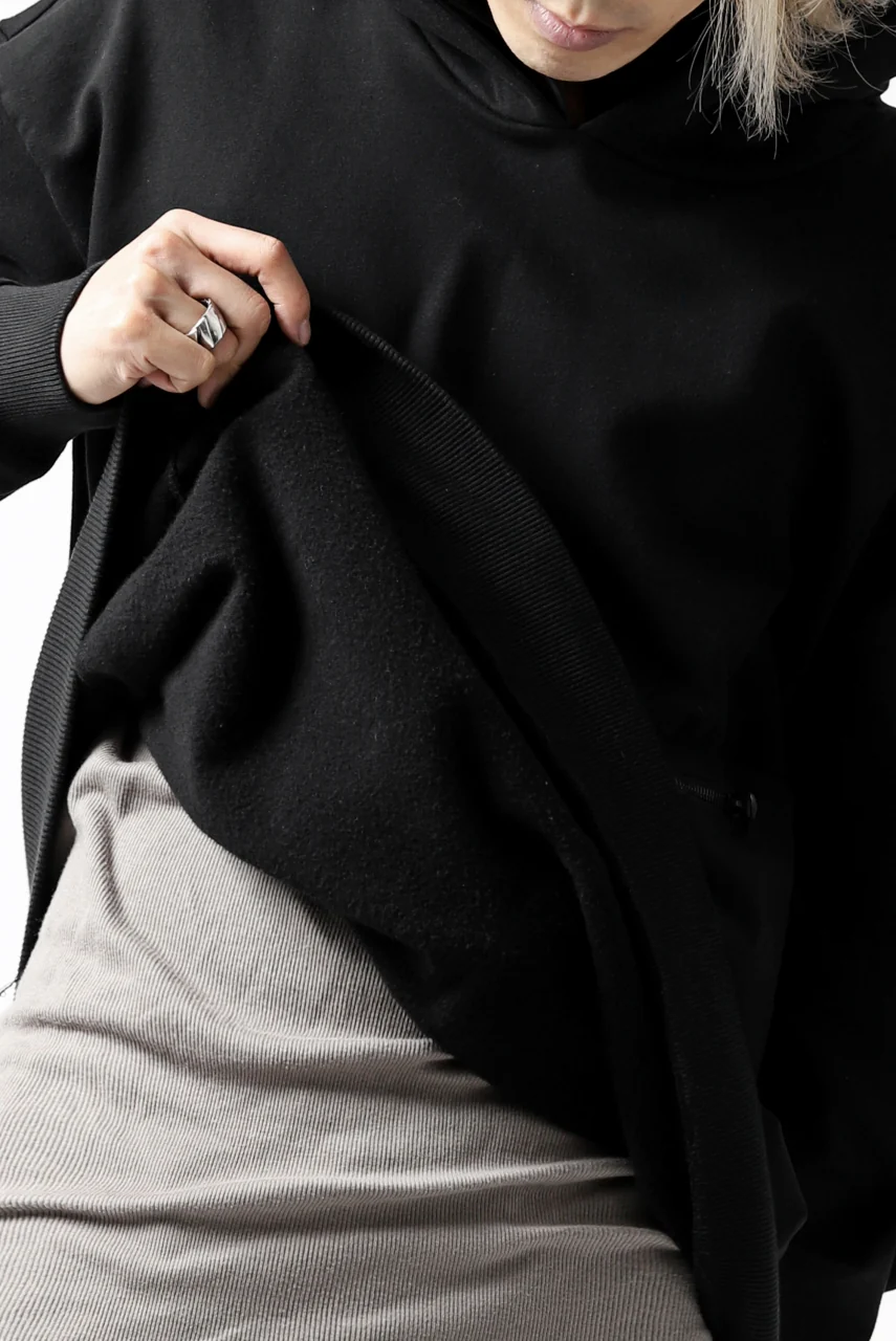 thomkrom SWEATSHIRT HOODIE-DUAL / FRENCH TERRY ORGANIC (BLACK) - Image 31