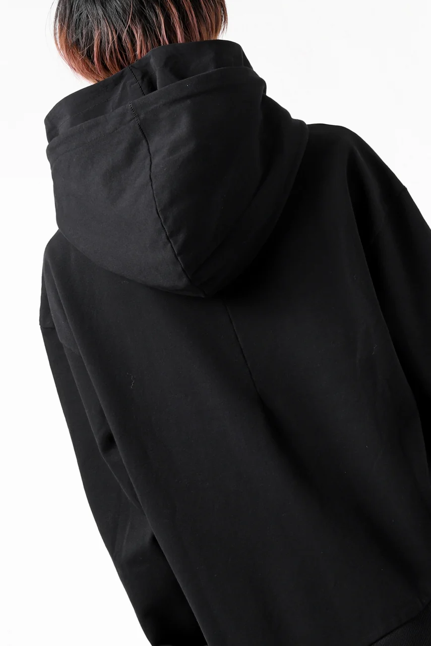 thomkrom SWEATSHIRT HOODIE-DUAL / FRENCH TERRY ORGANIC (BLACK) - Image 32