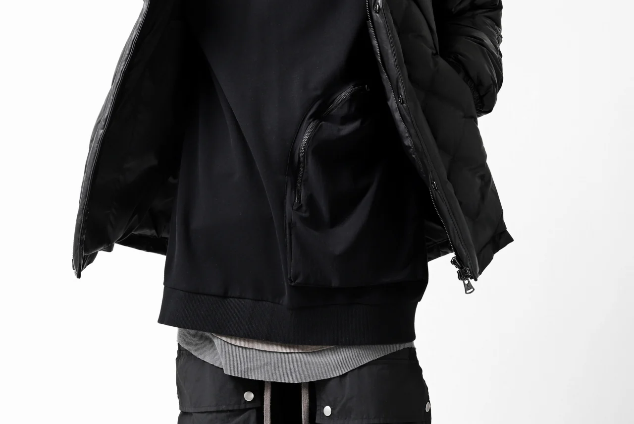 thomkrom SWEATSHIRT HOODIE-DUAL / FRENCH TERRY ORGANIC (BLACK) - Image 39