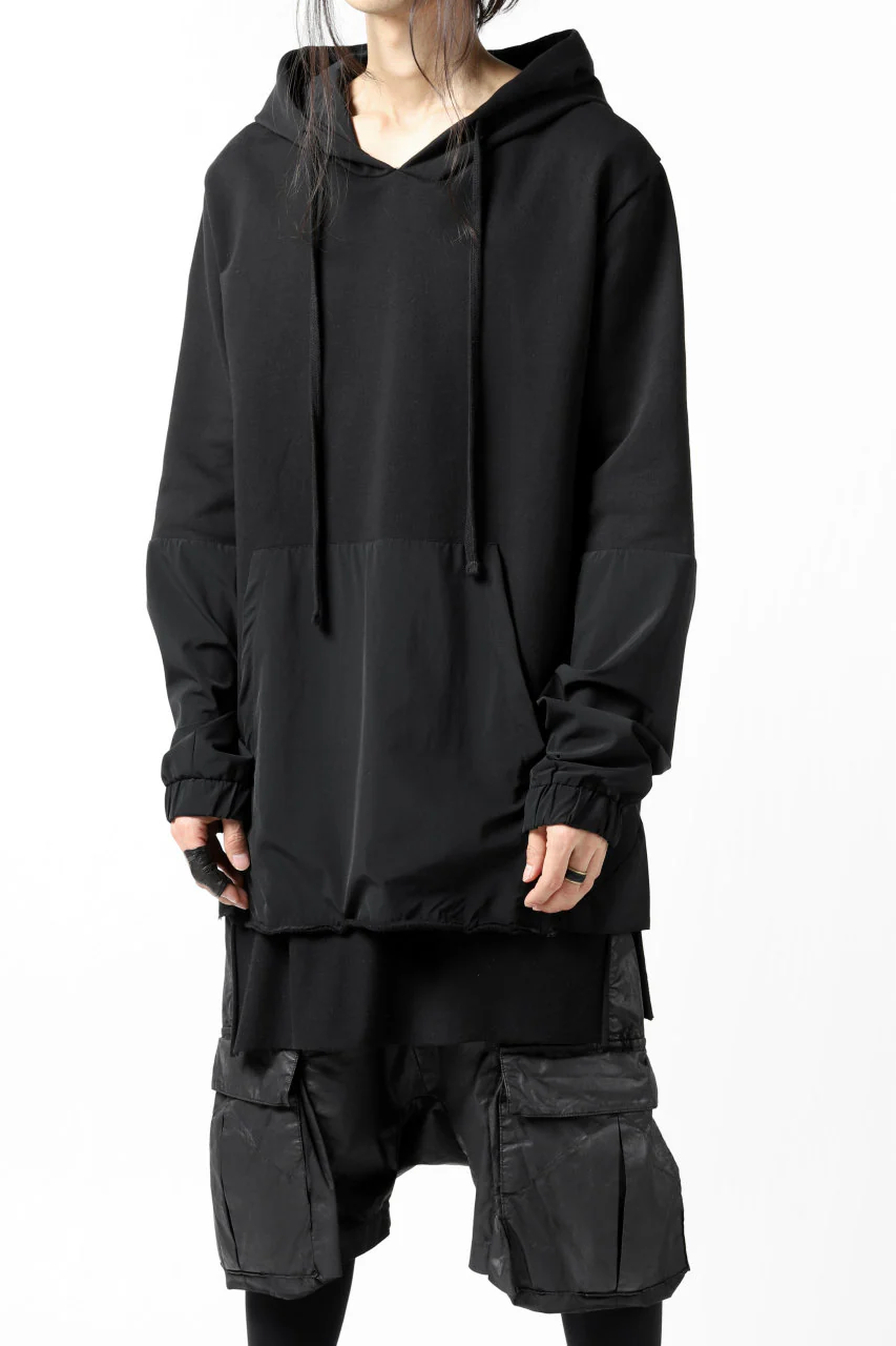 thomkrom SWITCH PULLOVER HOODIE (BLACK) - Image 6