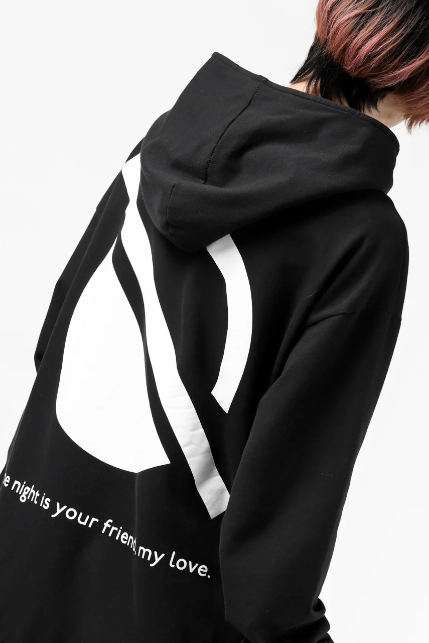 thomkrom SYMBOLIC SWEATSHIRT HOODIE / FRENCH TERRY ORGANIC (BLACK) - Image 10