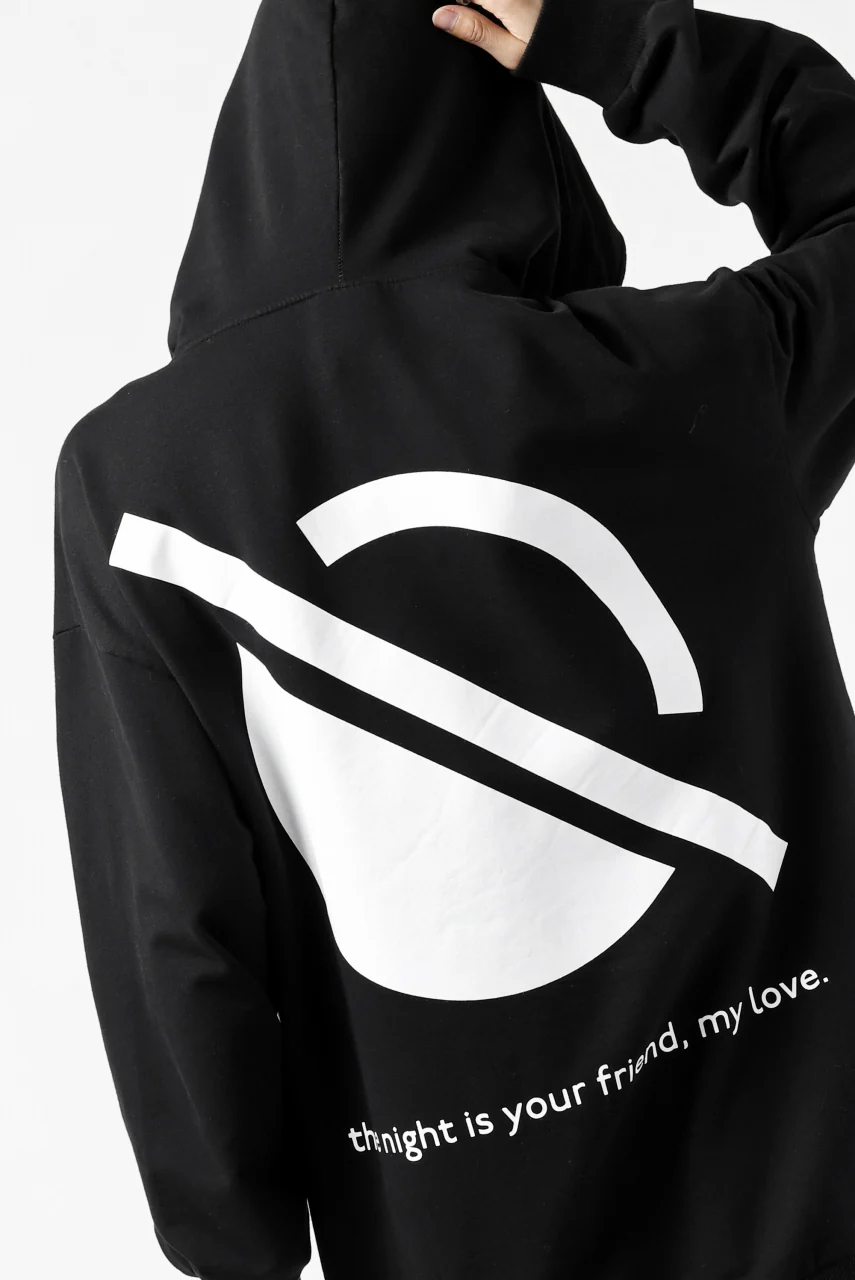 thomkrom SYMBOLIC SWEATSHIRT HOODIE / FRENCH TERRY ORGANIC (BLACK) - Image 14
