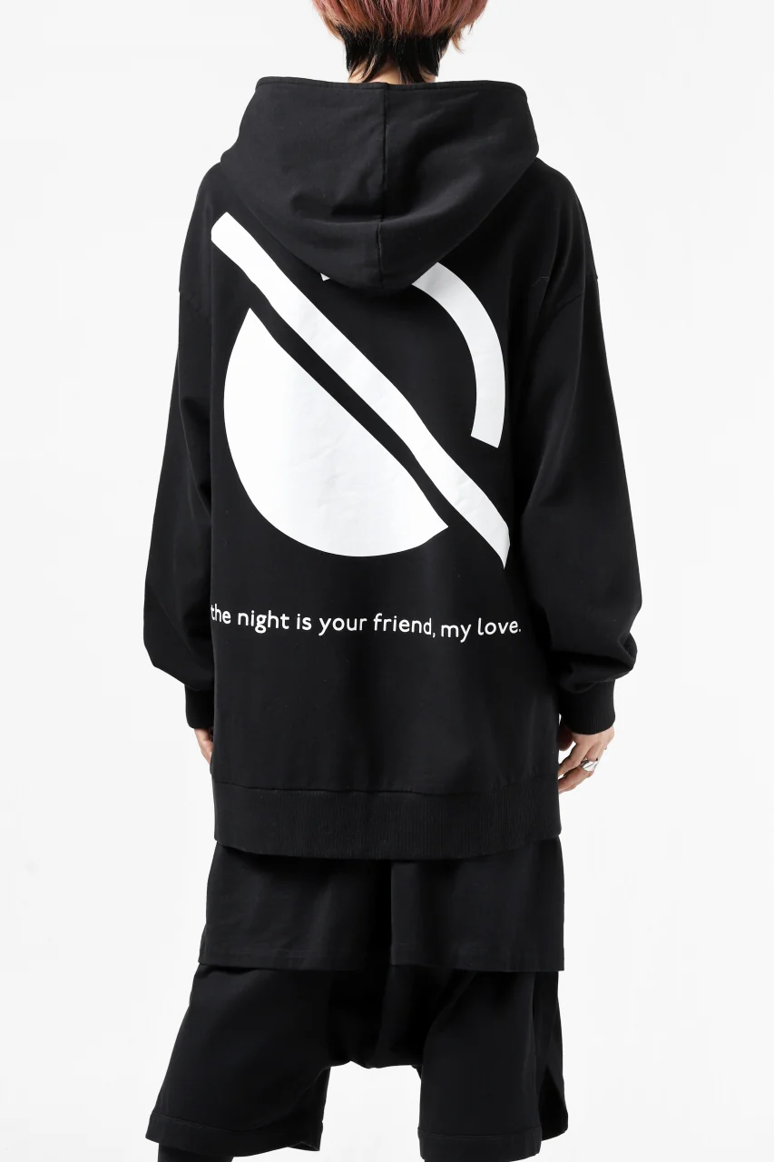 thomkrom SYMBOLIC SWEATSHIRT HOODIE / FRENCH TERRY ORGANIC (BLACK) - Image 2