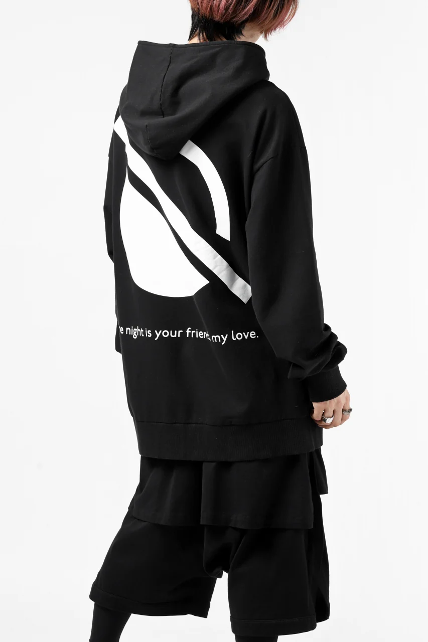thomkrom SYMBOLIC SWEATSHIRT HOODIE / FRENCH TERRY ORGANIC (BLACK) - Image 4