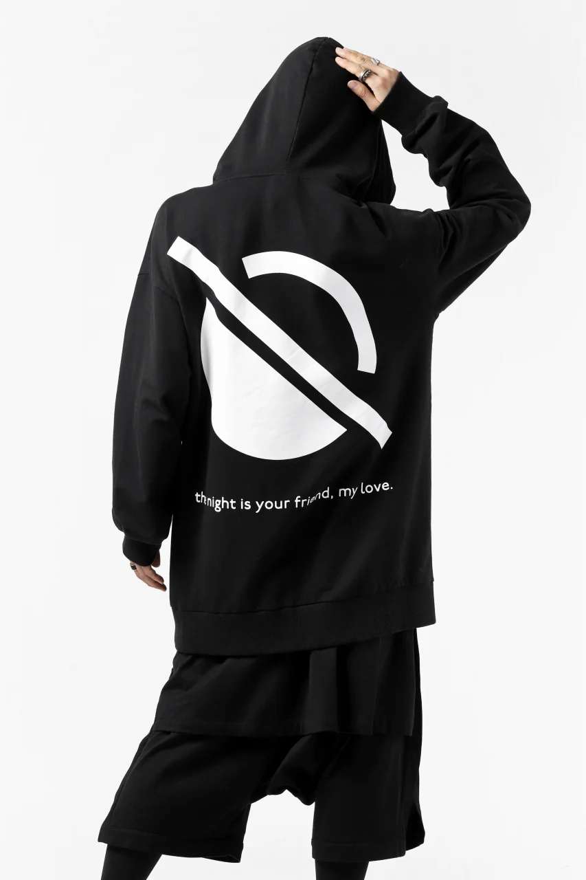 thomkrom SYMBOLIC SWEATSHIRT HOODIE / FRENCH TERRY ORGANIC (BLACK) - Image 8