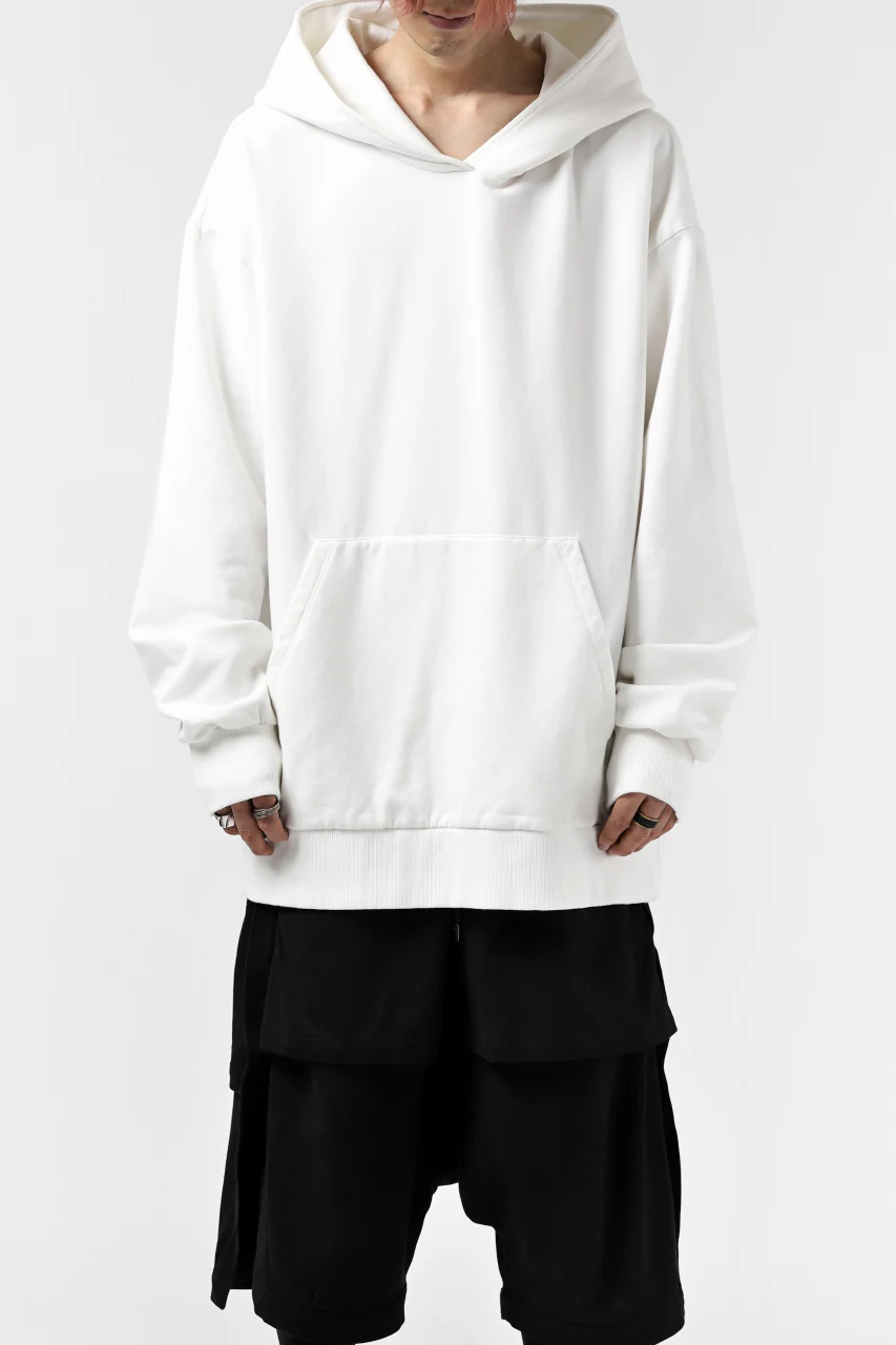 thomkrom SYMBOLIC SWEATSHIRT HOODIE / FRENCH TERRY ORGANIC (OFF WHITE)