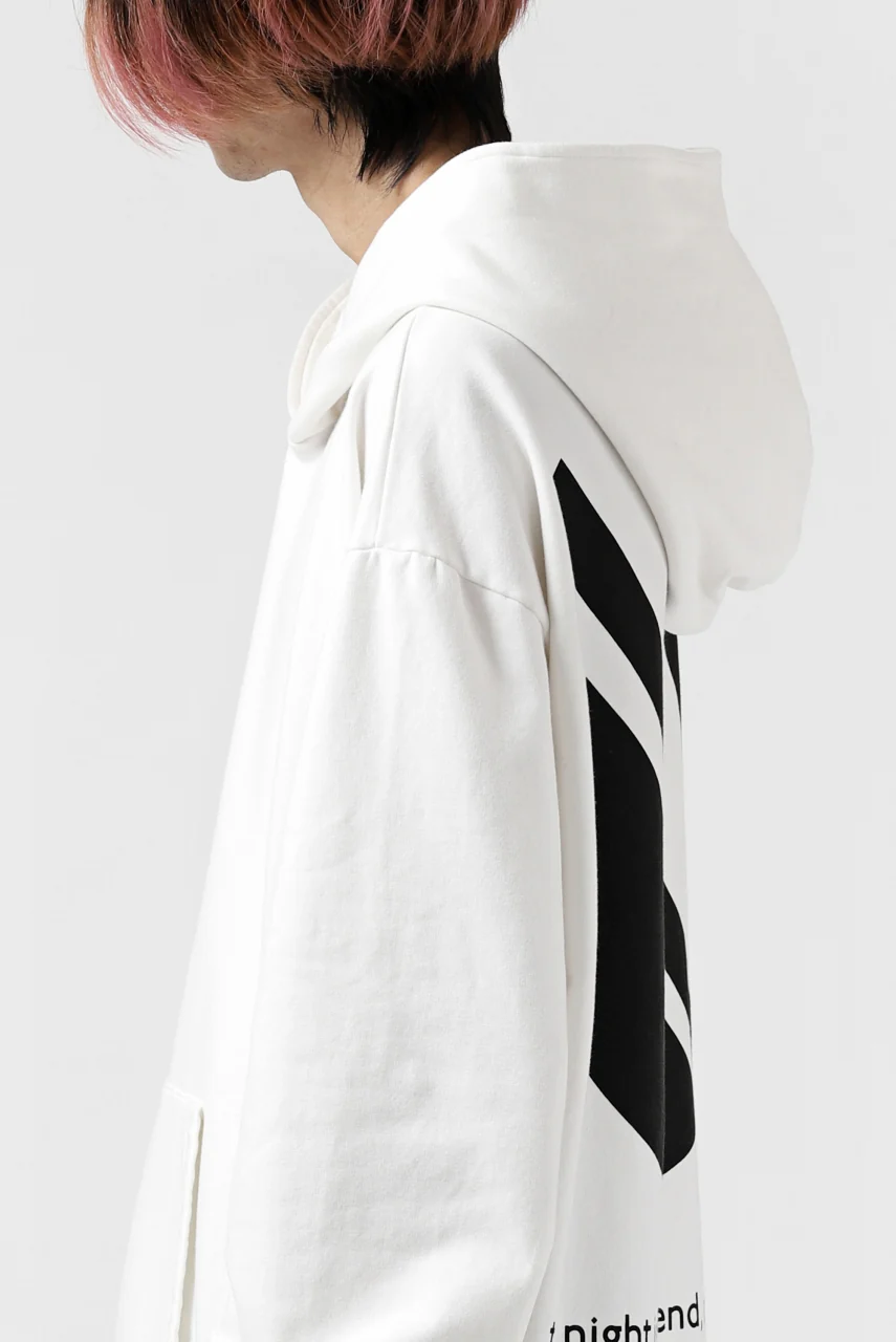 thomkrom SYMBOLIC SWEATSHIRT HOODIE / FRENCH TERRY ORGANIC (OFF WHITE) - Image 12
