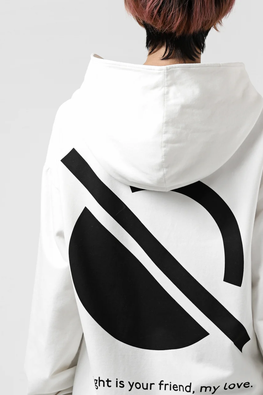 thomkrom SYMBOLIC SWEATSHIRT HOODIE / FRENCH TERRY ORGANIC (OFF WHITE) - Image 18