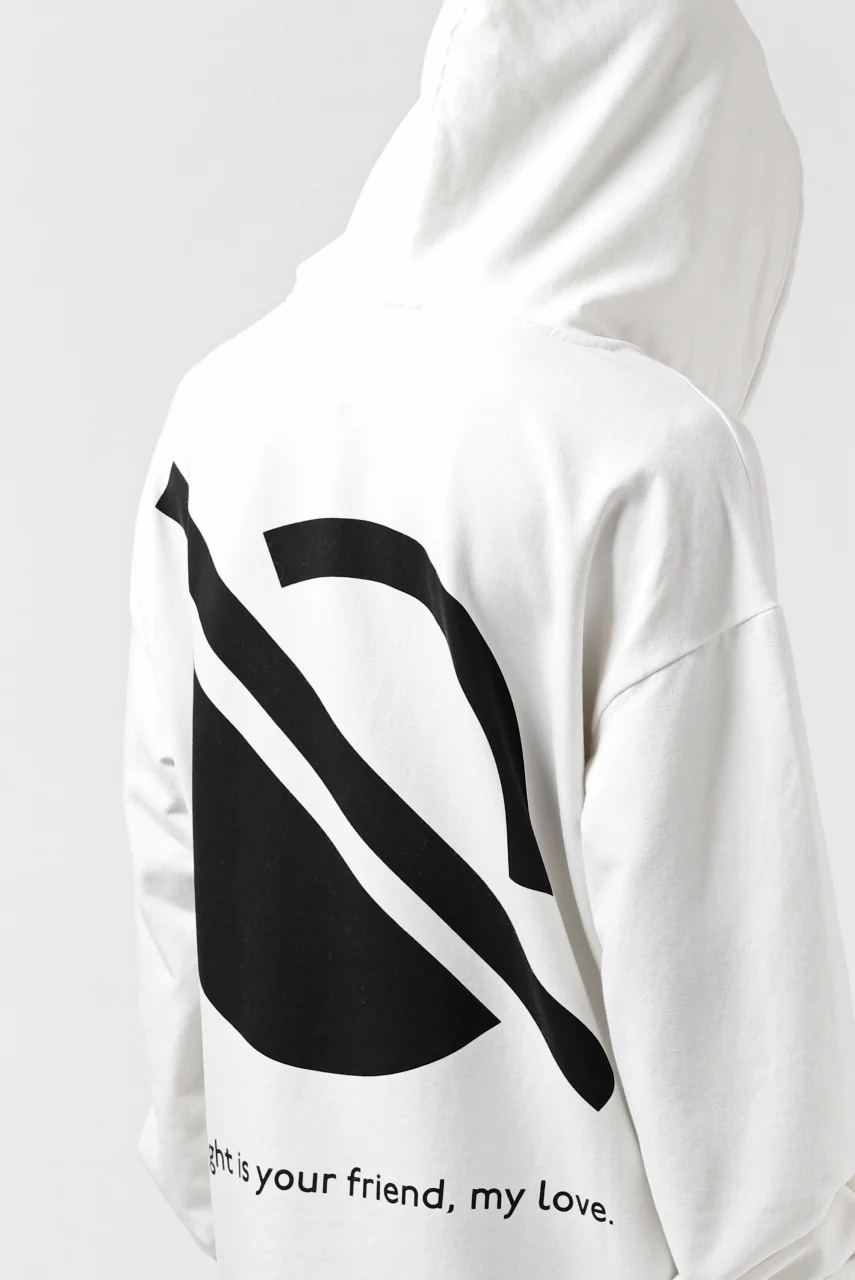 thomkrom SYMBOLIC SWEATSHIRT HOODIE / FRENCH TERRY ORGANIC (OFF WHITE) - Image 19