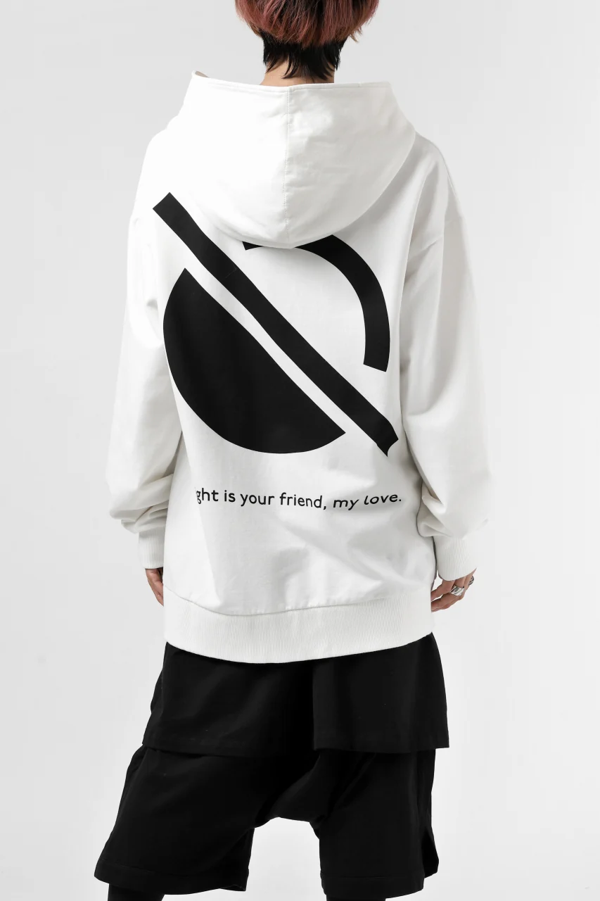 thomkrom SYMBOLIC SWEATSHIRT HOODIE / FRENCH TERRY ORGANIC (OFF WHITE) - Image 2