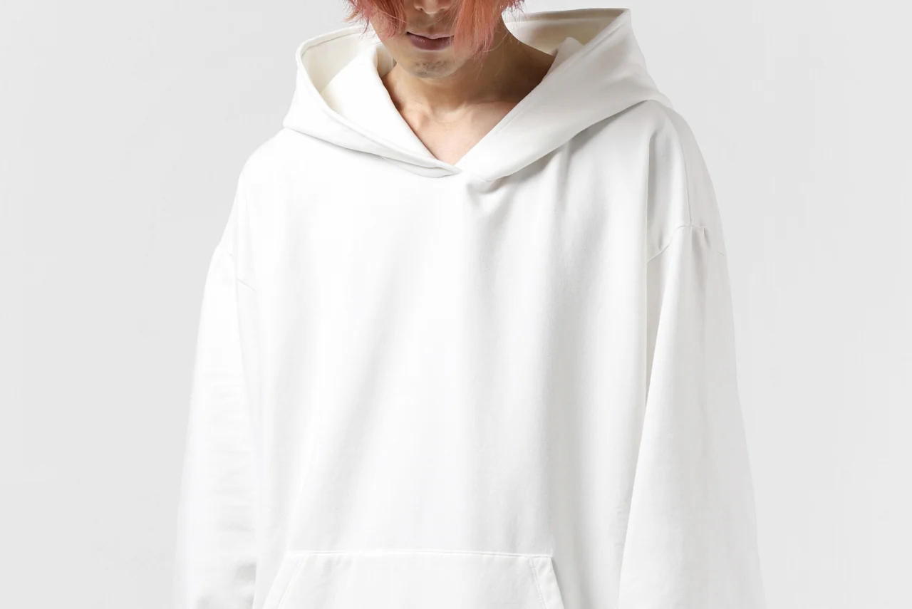 thomkrom SYMBOLIC SWEATSHIRT HOODIE / FRENCH TERRY ORGANIC (OFF WHITE) - Image 23