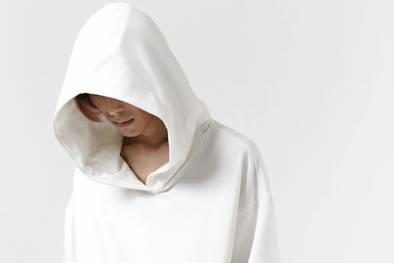 thomkrom SYMBOLIC SWEATSHIRT HOODIE / FRENCH TERRY ORGANIC (OFF WHITE) - Image 25