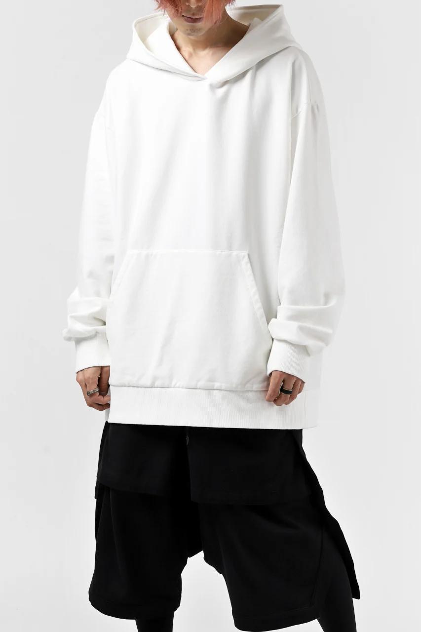 thomkrom SYMBOLIC SWEATSHIRT HOODIE / FRENCH TERRY ORGANIC (OFF WHITE) - Image 4