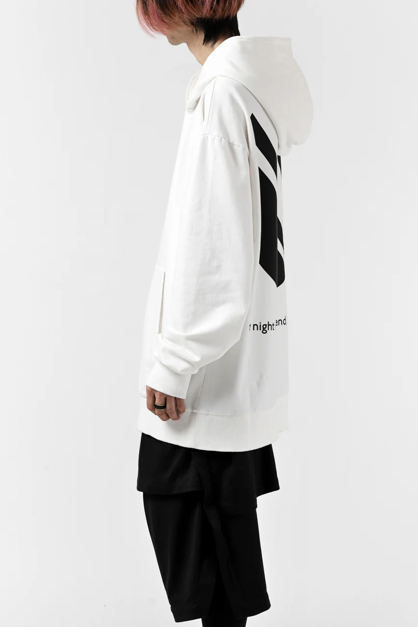 thomkrom SYMBOLIC SWEATSHIRT HOODIE / FRENCH TERRY ORGANIC (OFF WHITE) - Image 6