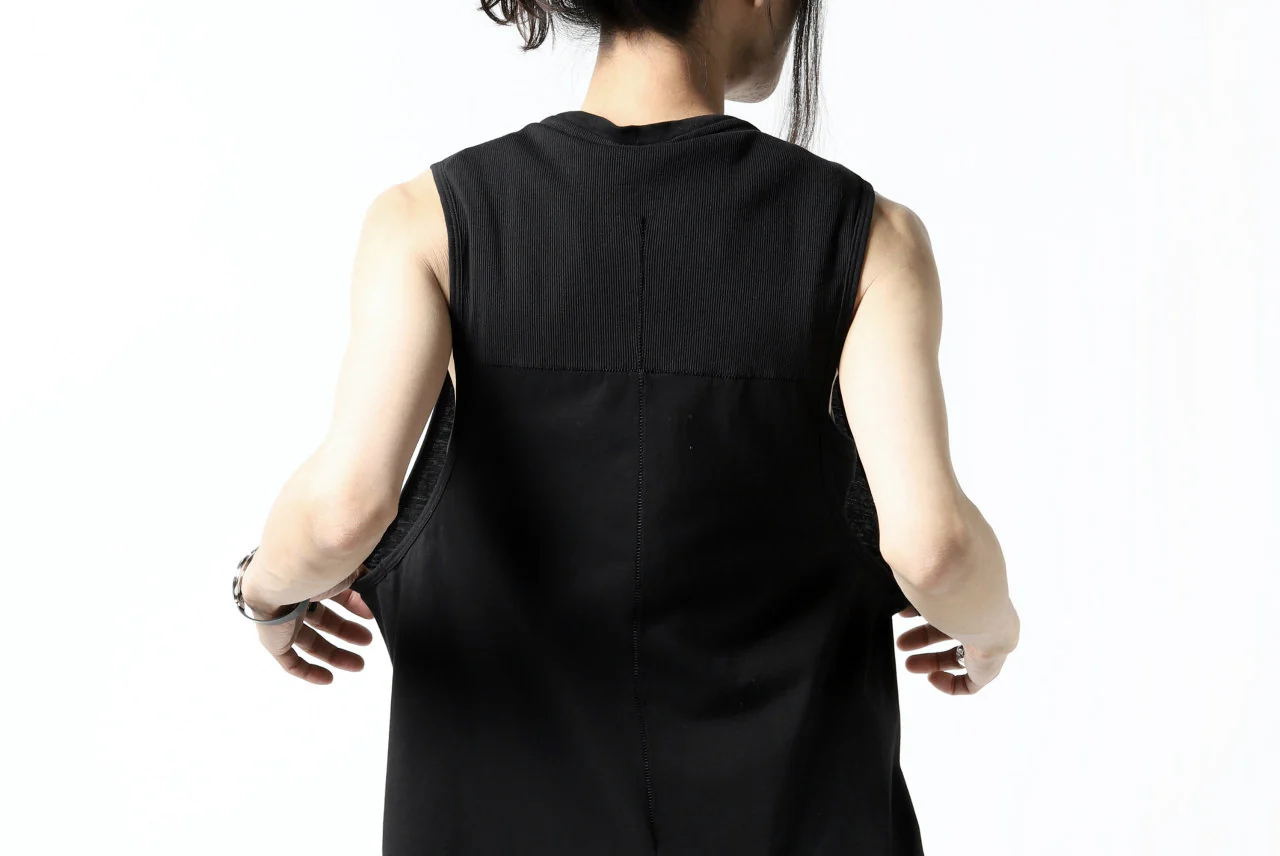thomkrom TUBULAR JERSEY TANKTOP (BLACK) - Image 13