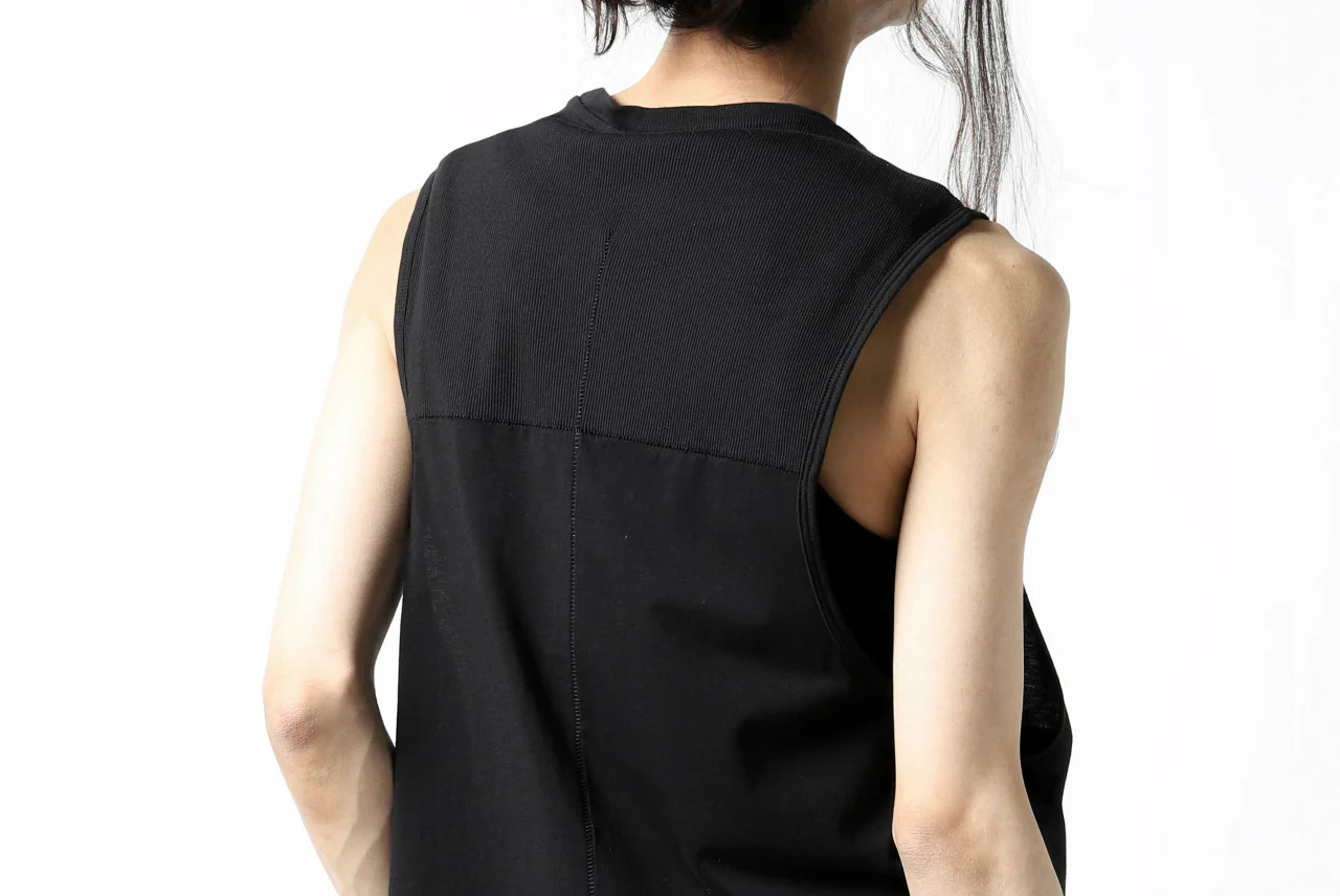 thomkrom TUBULAR JERSEY TANKTOP (BLACK) - Image 14