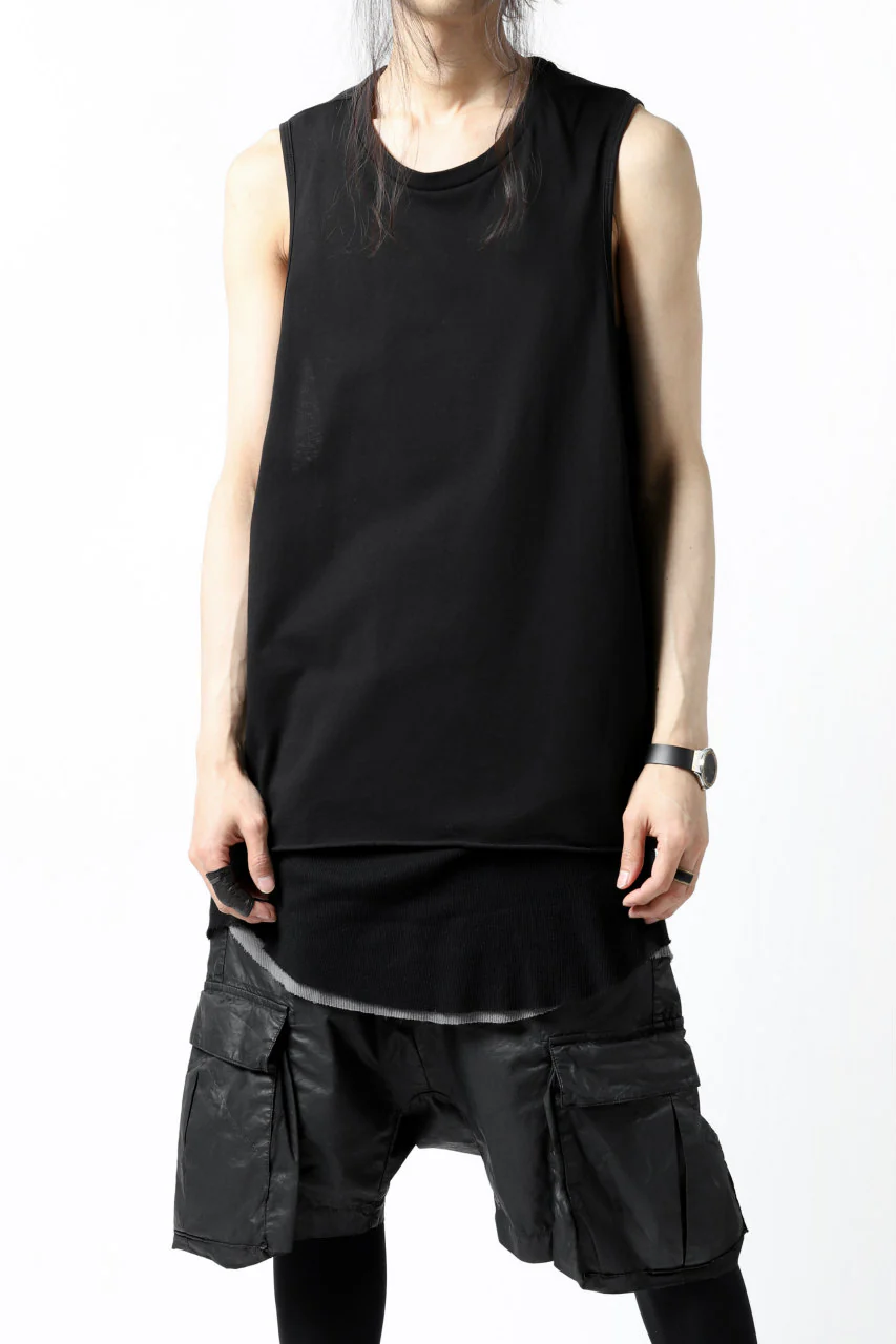 thomkrom TUBULAR JERSEY TANKTOP (BLACK) - Image 2