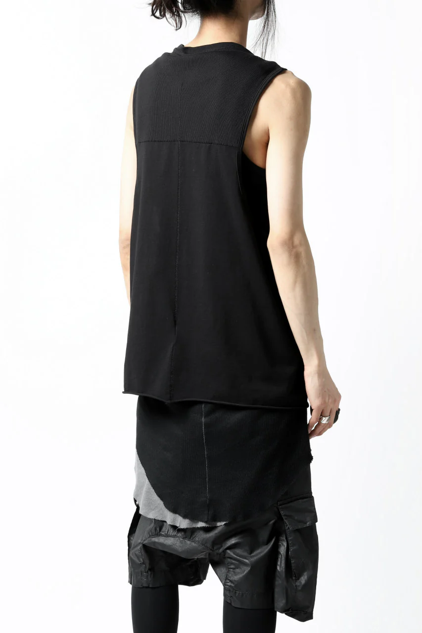 thomkrom TUBULAR JERSEY TANKTOP (BLACK) - Image 6
