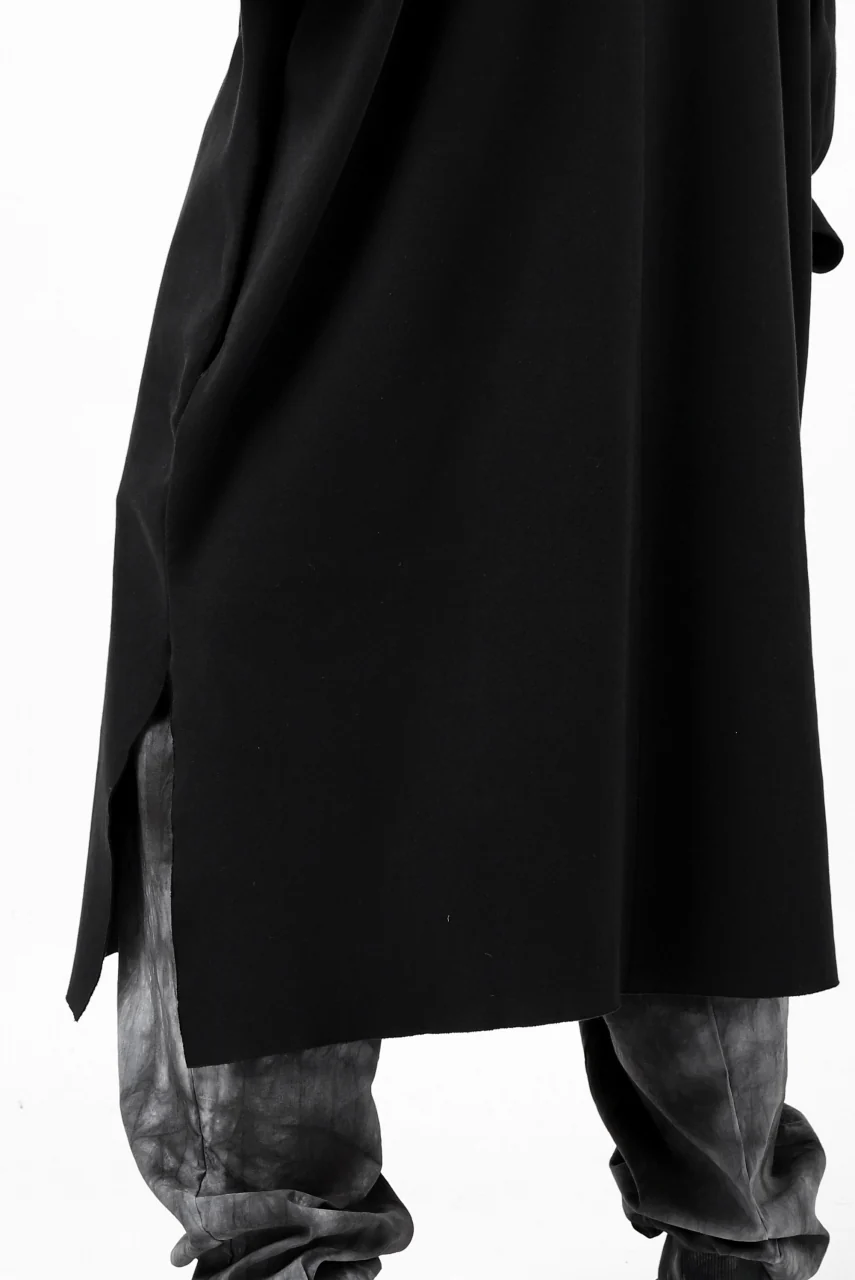 thomkrom WORK COAT / MEDIUM JERSEY (BLACK) - Image 26