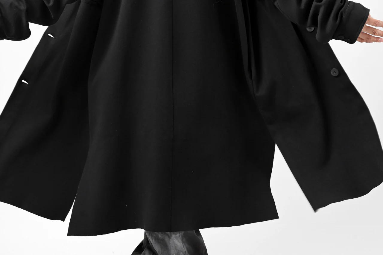 thomkrom WORK COAT / MEDIUM JERSEY (BLACK) - Image 31