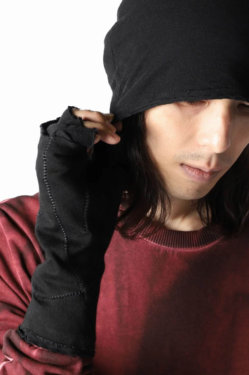 thomkromBEANY CAP / JERSEY OVERLOCKED (BLACK) - Image 5