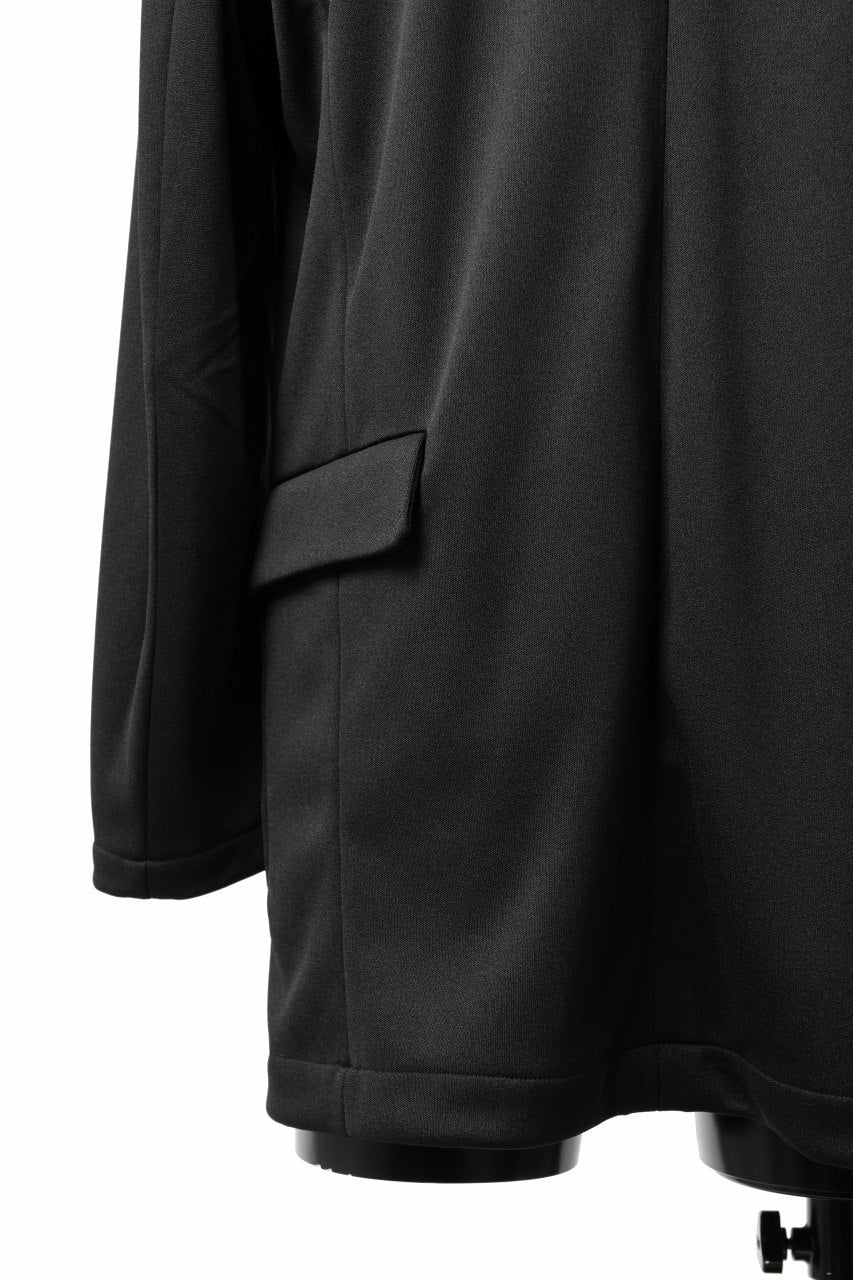 vital x DEFORMATER.® exclusive [SET-UP] TAILORED JACKET & WIDE TAPERED PANTS / GAUDI SMOOTH JERSEY (BLACK) - Image 27