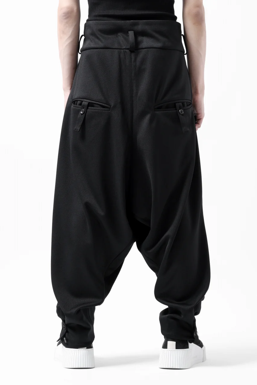 vital x DEFORMATER.® exclusive [SET-UP] TAILORED JACKET & WIDE TAPERED PANTS / GAUDI SMOOTH JERSEY (BLACK) - Image 63