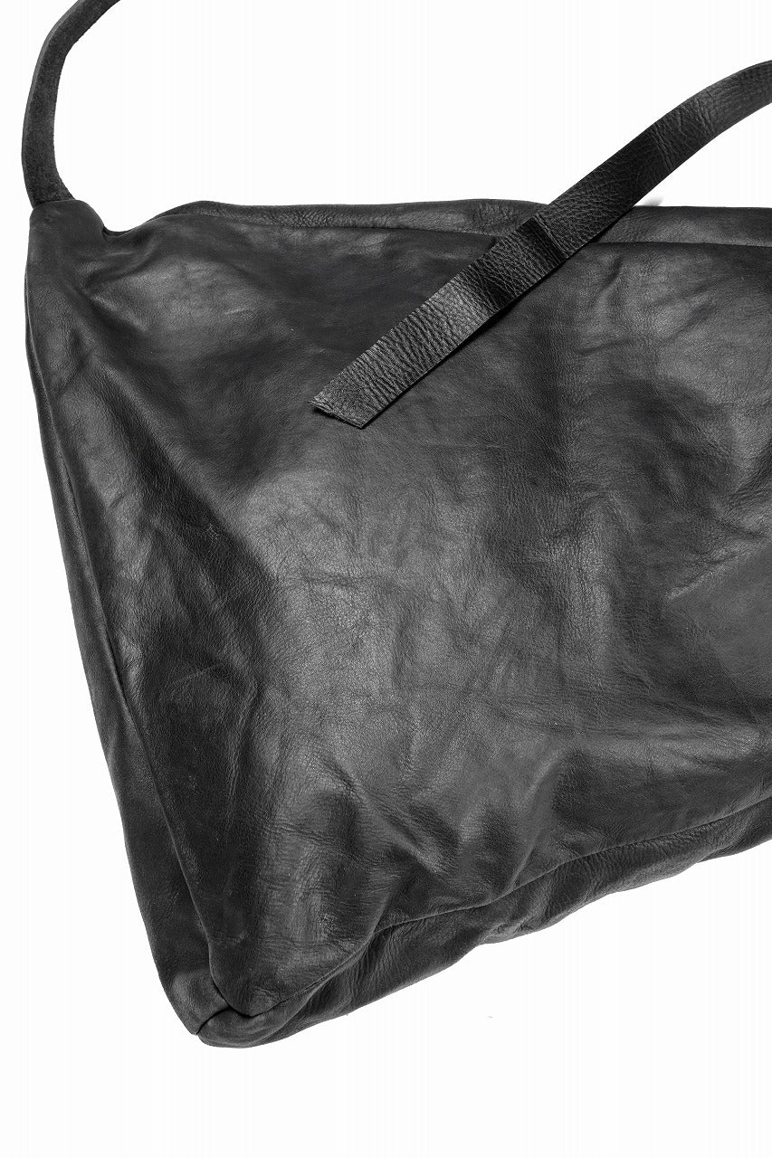 werkschwarz exclusive SHOULDER BAG 21p / PULL UP COW LEATHER (BLACK) - Image 12