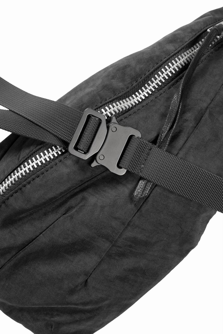werkschwarz FANNY WAIST BAG / ROUGH WASHED NYLON (BLACK) - Image 4