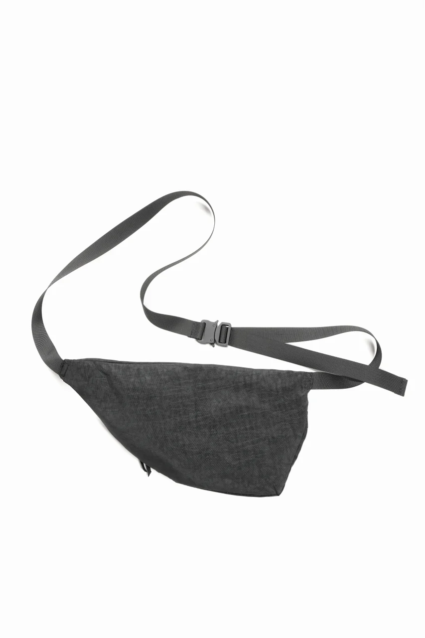 werkschwarz FANNY WAIST BAG / ROUGH WASHED NYLON (BLACK) - Image 5