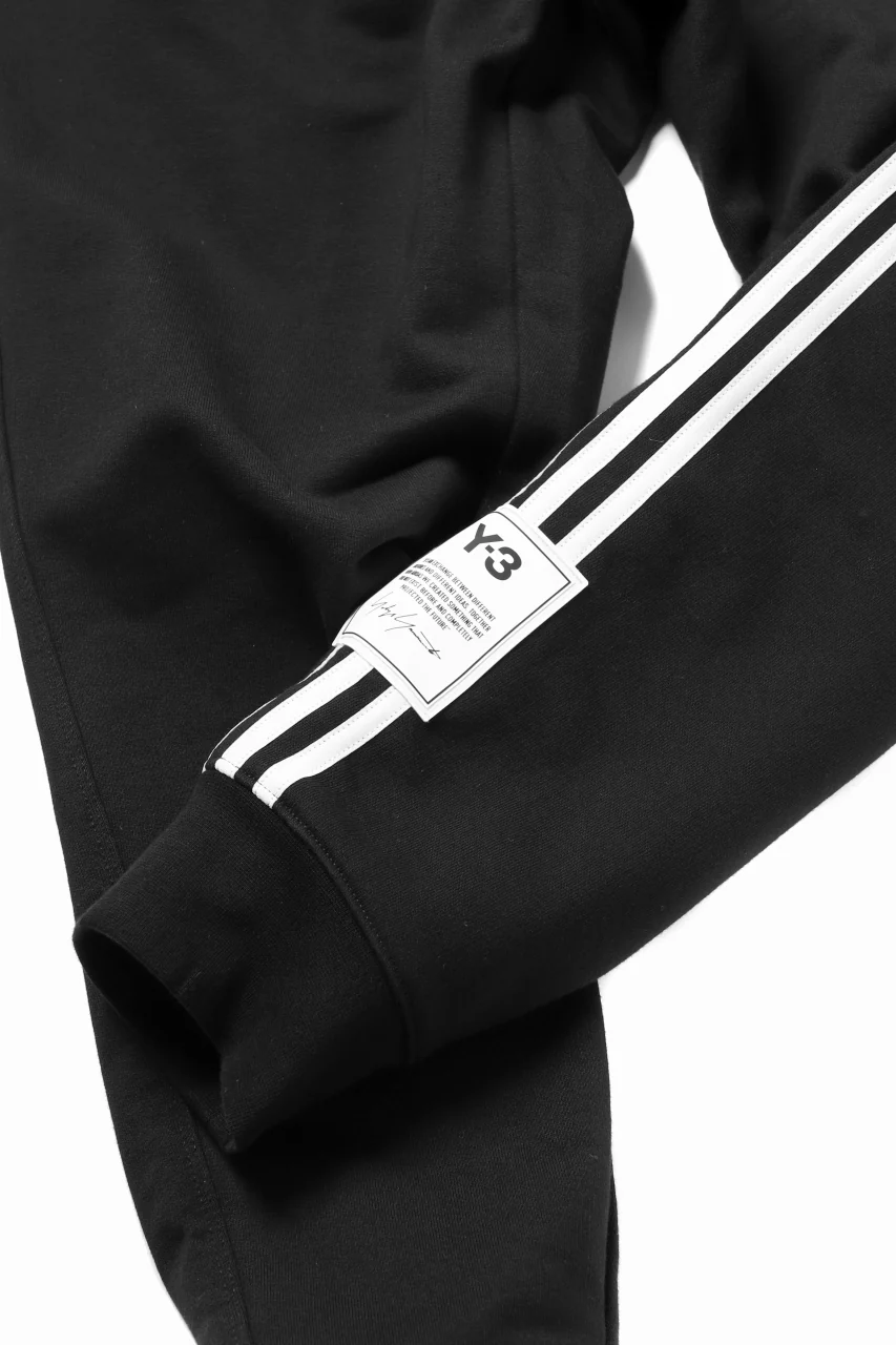 Y-3 Yohji Yamamoto 3-STP CUFF PANTS / FRENCH TERRY (BLACK) - Image 23