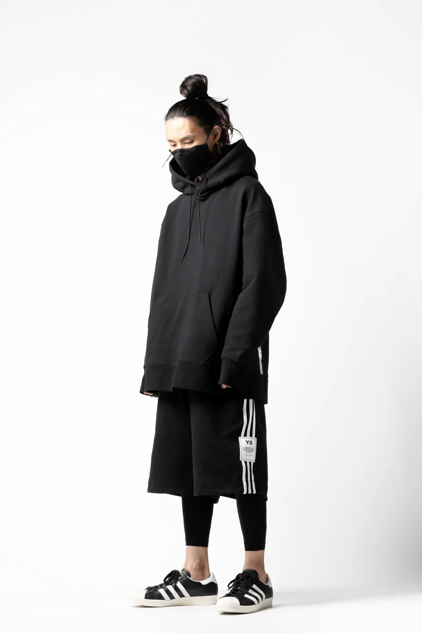 Y-3 Yohji Yamamoto 3-STP SHORTS / FRENCH TERRY (BLACK) - Image 35