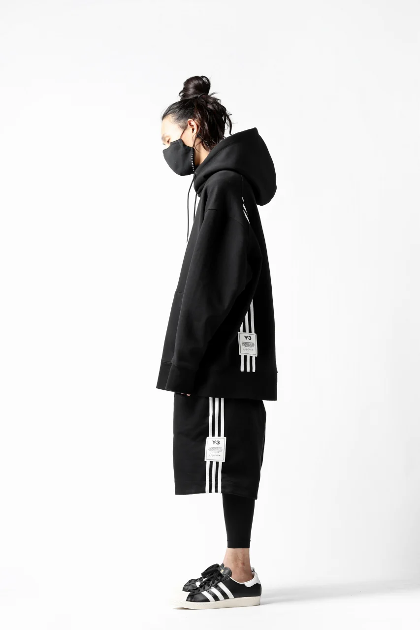Y-3 Yohji Yamamoto 3-STP SHORTS / FRENCH TERRY (BLACK) - Image 37