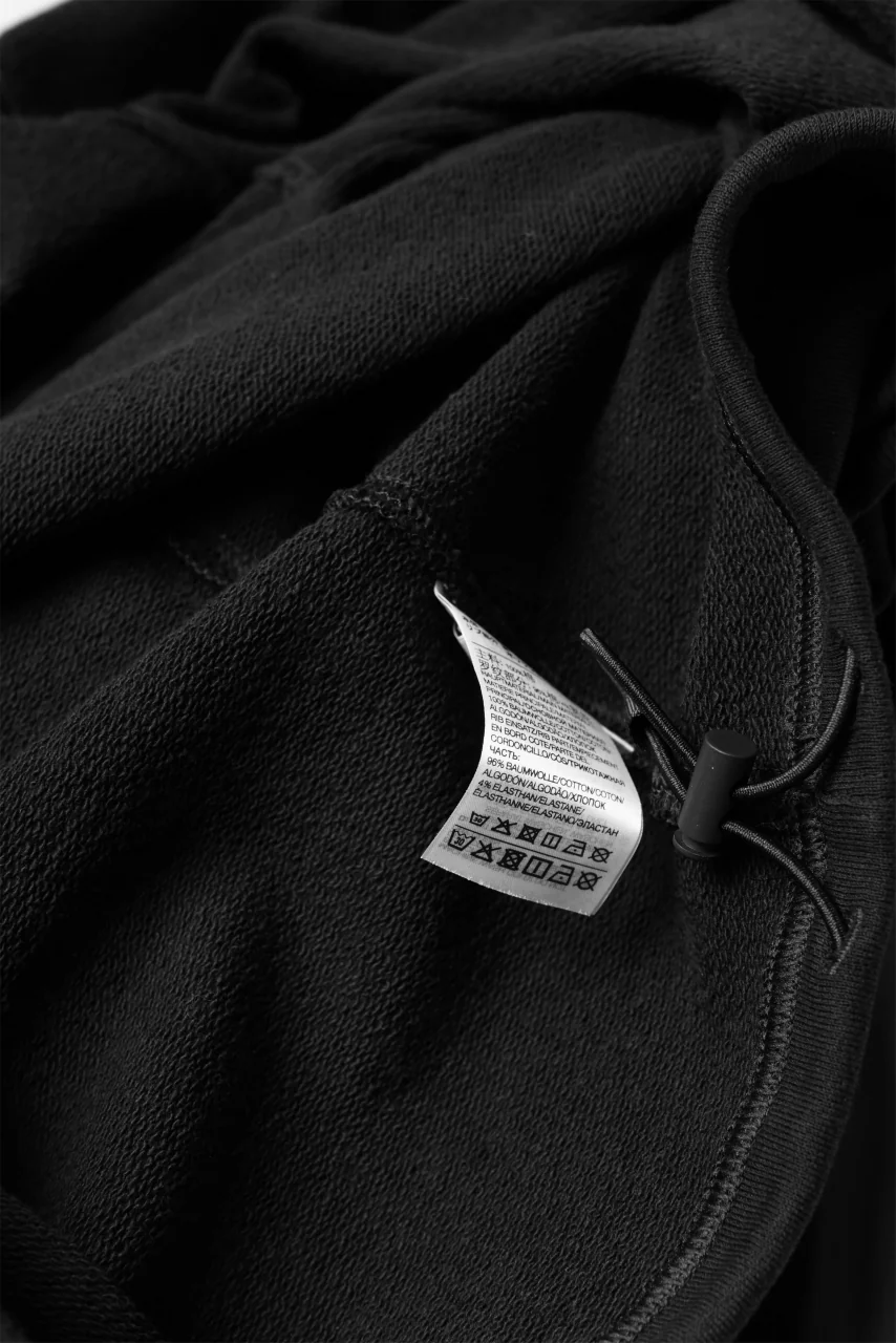 Y-3 Yohji Yamamoto 3 STRIPES LEFT SLEEVE SWEAT TOP / FRENCH TERRY (BLACK) - Image 23
