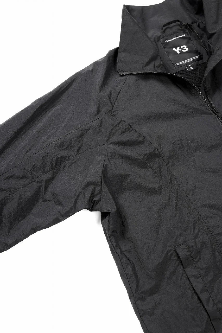 Y-3 Yohji Yamamoto 3 STRIPES LIGHT SHELL TRACK BLOUSON (BLACK) - Image 14