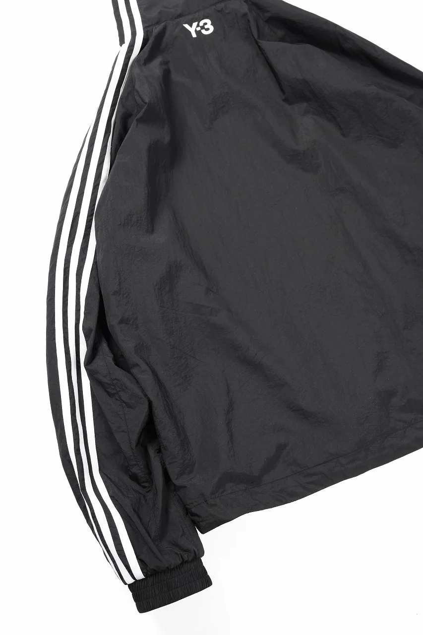 Y-3 Yohji Yamamoto 3 STRIPES LIGHT SHELL TRACK BLOUSON (BLACK) - Image 19