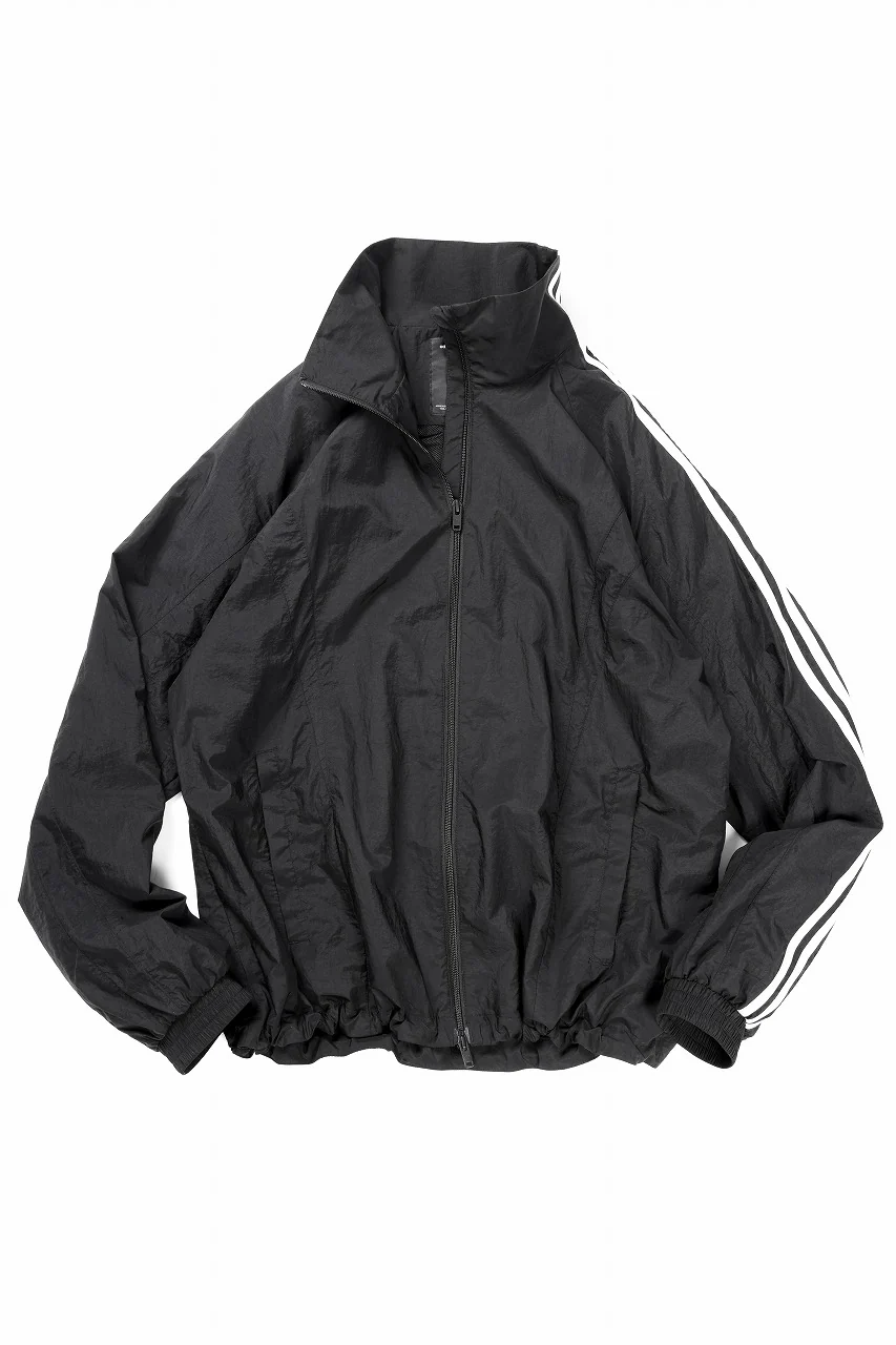 Y-3 Yohji Yamamoto 3 STRIPES LIGHT SHELL TRACK BLOUSON (BLACK) - Image 2